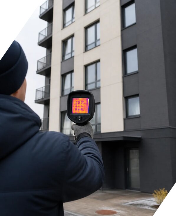 Тепловизионное обследование зданий в Мценске от 5064 р. | ЭкспертизаРоссия